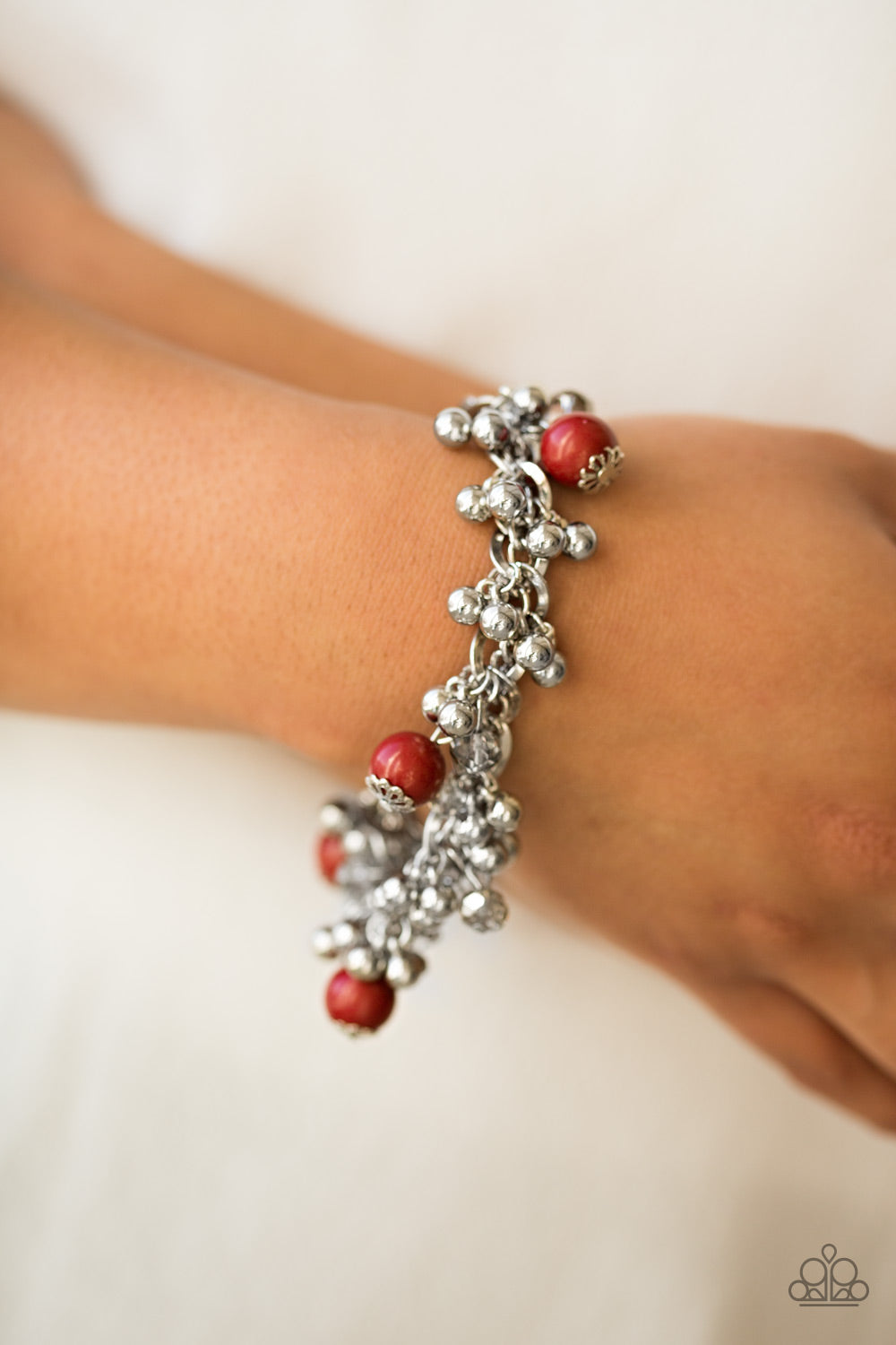 Paparazzi ♥ Pretty In Posh - Red ♥ Bracelet