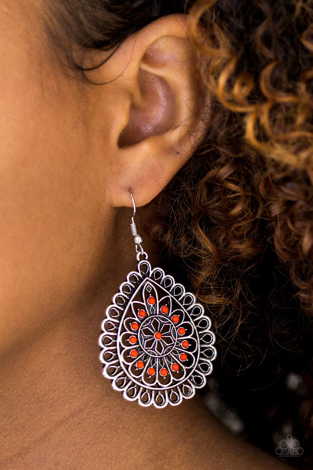 Paparazzi ♥ Sweet As Spring - Orange ♥ Earrings