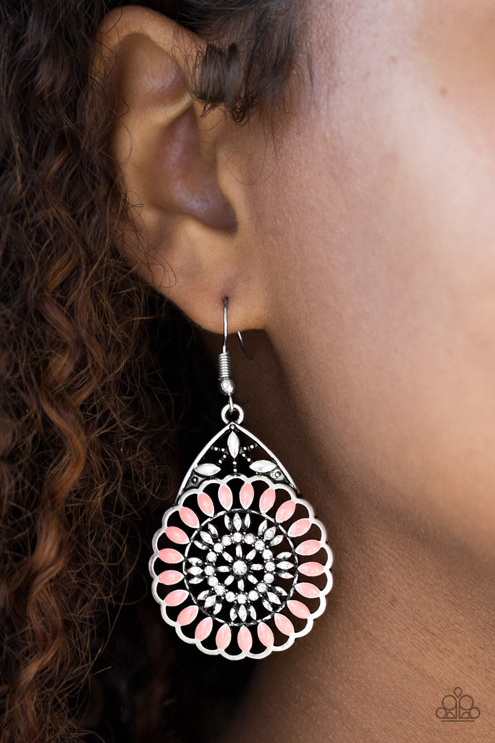 Paparazzi ♥ Perfectly Paradise - Orange ♥ Earrings