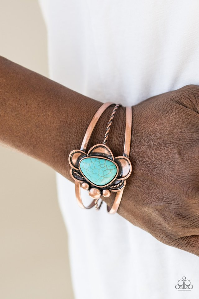 Paparazzi ♥ Sahara Sunflowers - Copper ♥ Bracelet
