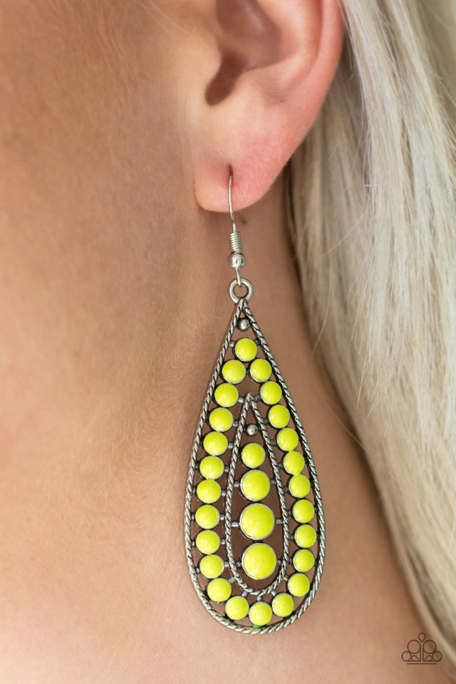 Paparazzi ♥ Rio Rumba - Green ♥ Earrings