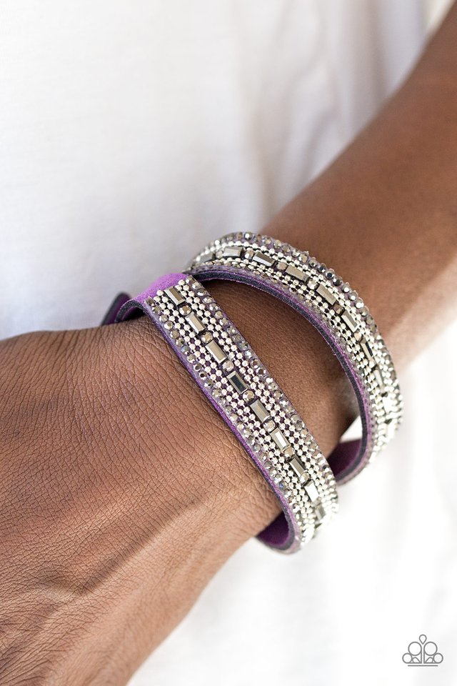 Paparazzi ♥ Shimmer and Sass - Purple ♥ Bracelet