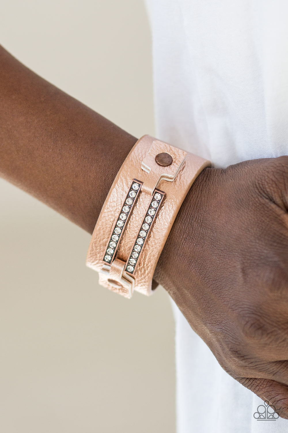 Paparazzi ♥ Street Glam - Copper ♥ Bracelet