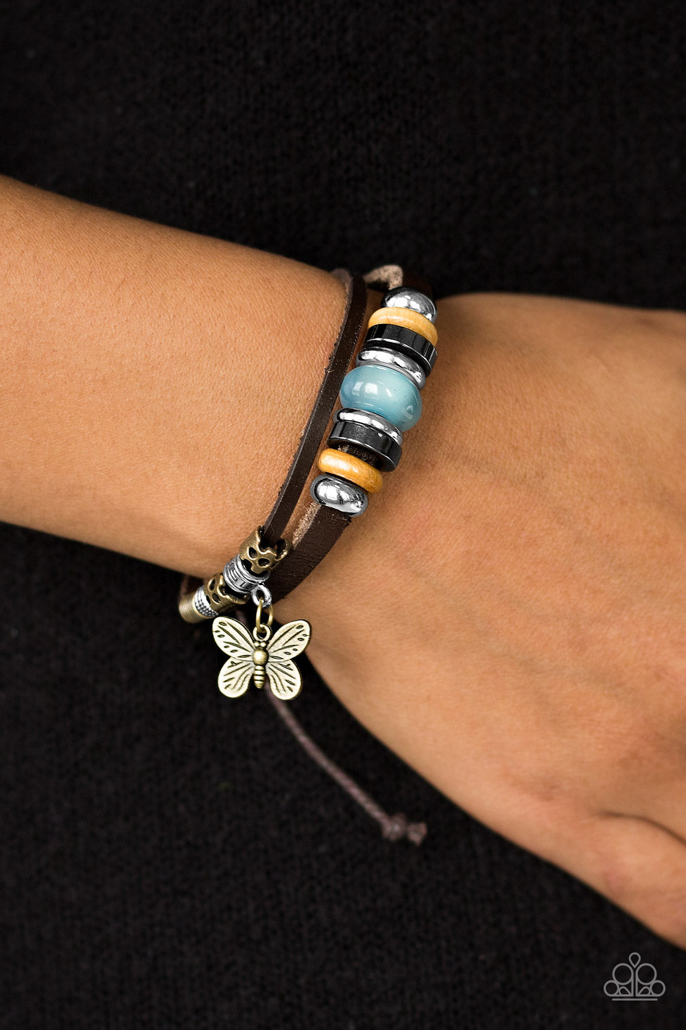 Paparazzi ♥ Butterfly Bonanza - Brass ♥ Bracelet