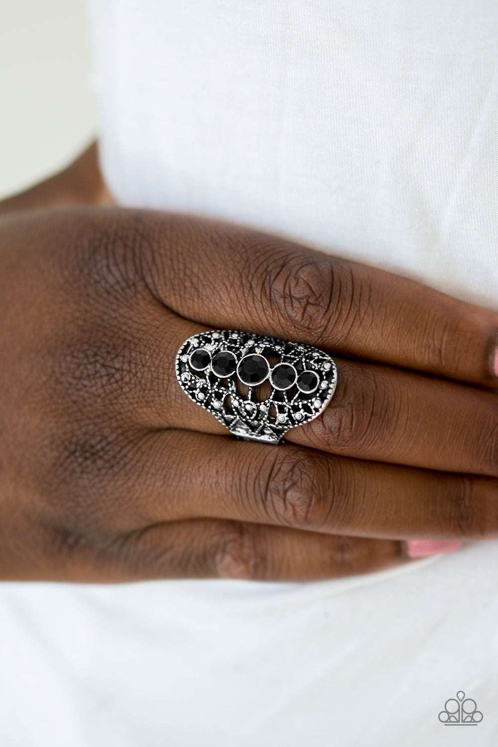 Paparazzi ♥ Starlight Concerts - Black ♥ Ring