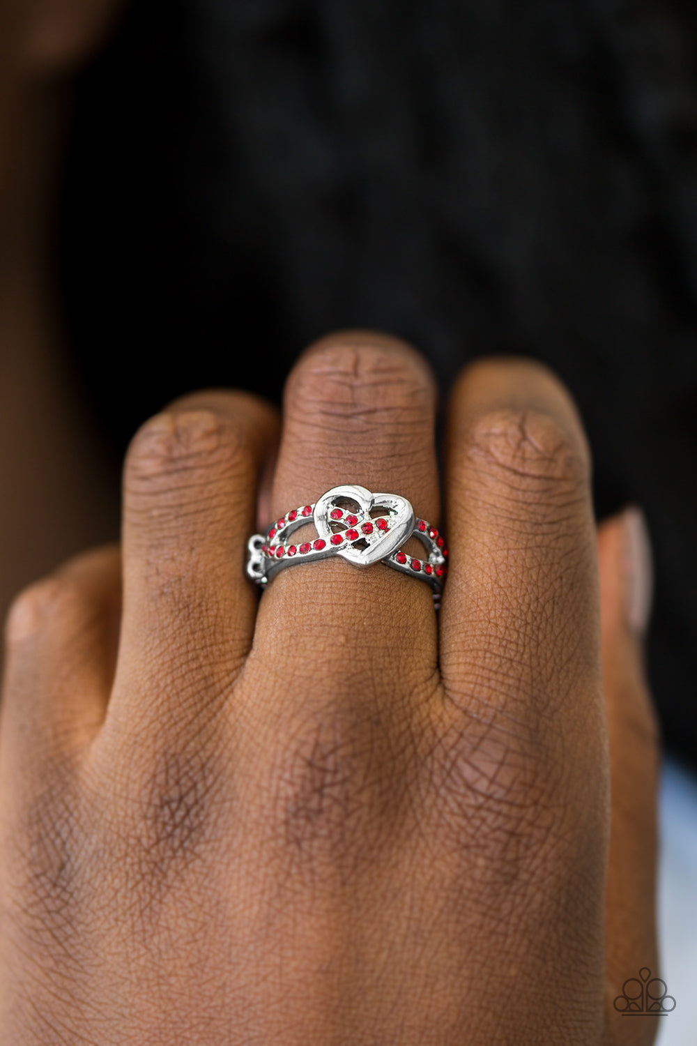 Paparazzi ♥ Heavenly Heart - Red ♥ Ring