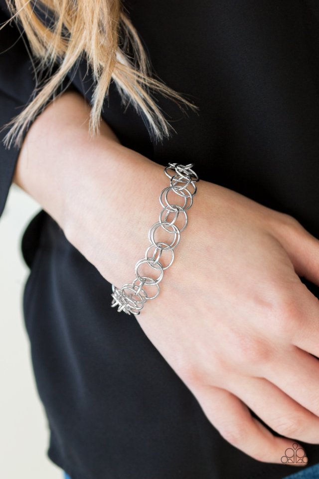 Paparazzi ♥ Contemporary Circus - Silver ♥ Bracelet