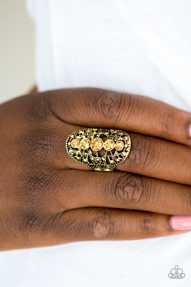 Paparazzi ♥ Starlight Concerts - Brass ♥ Ring