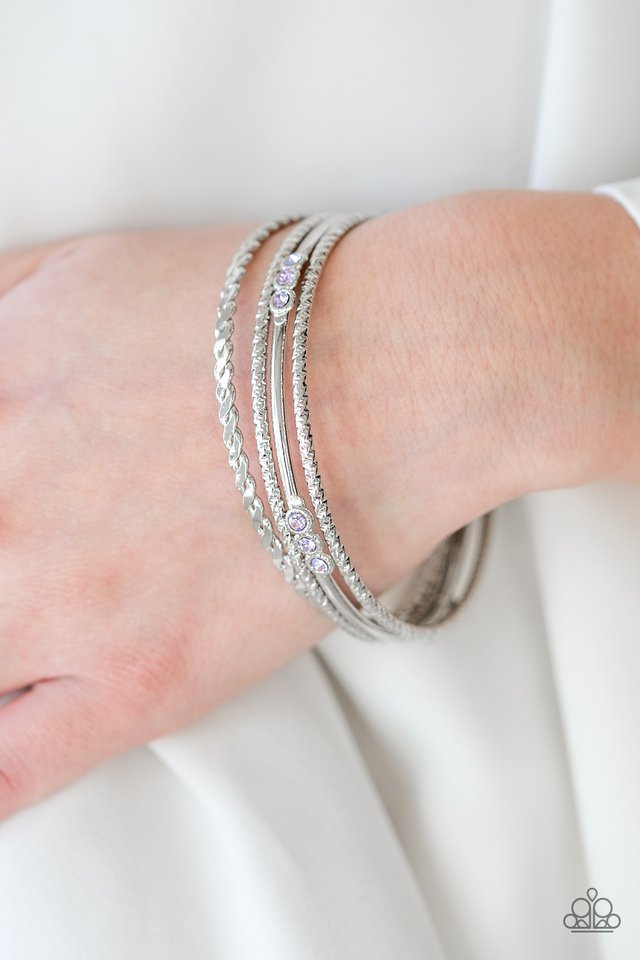 Paparazzi ♥ Subtle Shimmer - Purple ♥ Bracelet