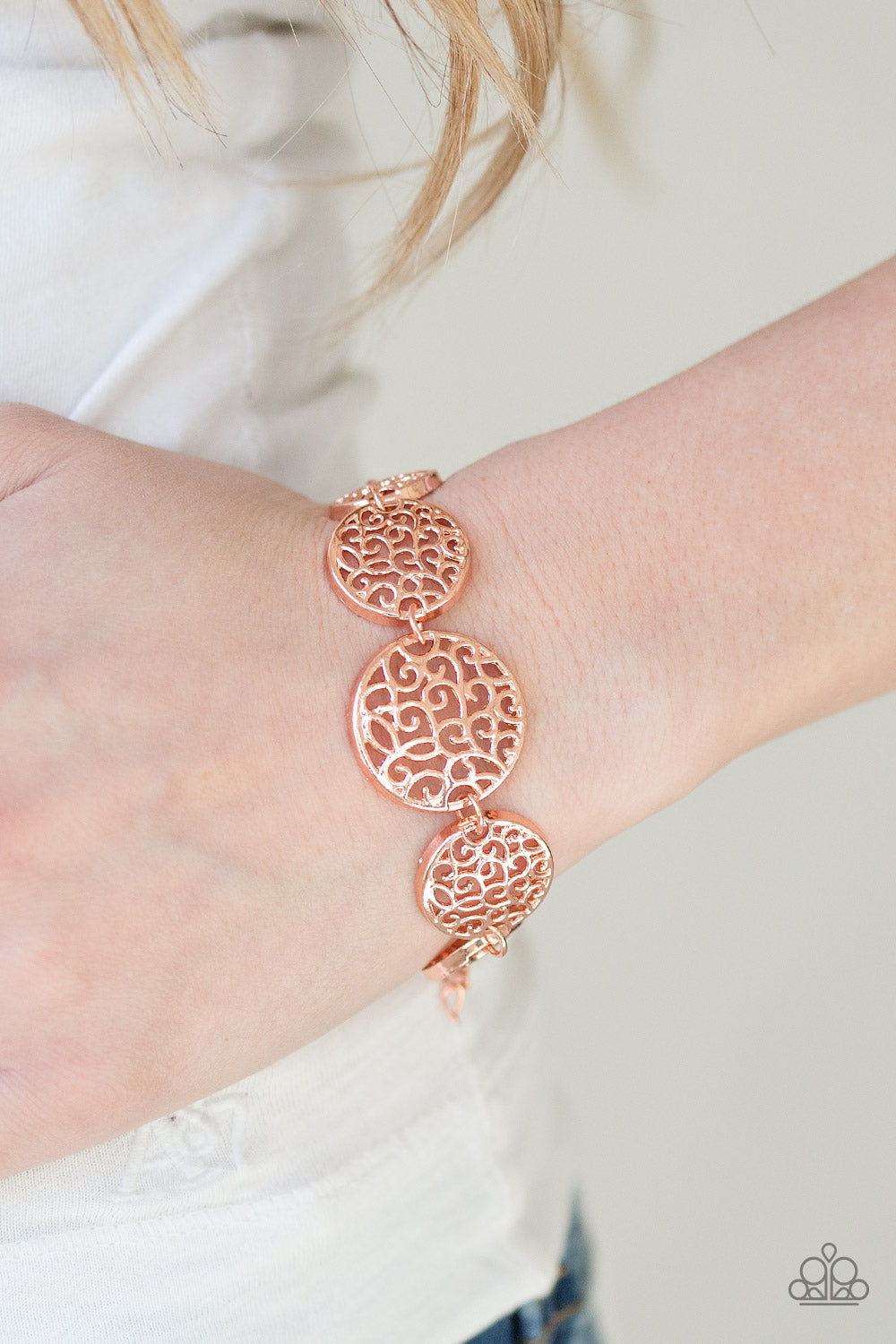 Paparazzi ♥ Dream WHIRL - Copper ♥ Bracelet