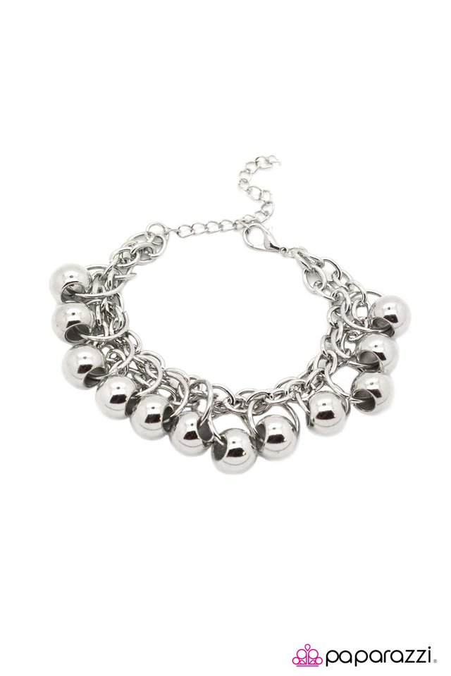 Paparazzi ♥ On the Same Page - Silver ♥ Bracelet
