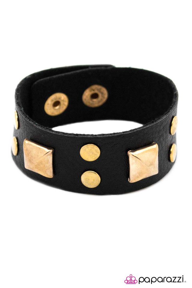 Paparazzi ♥ As Good As Gold - Black ♥ Bracelet