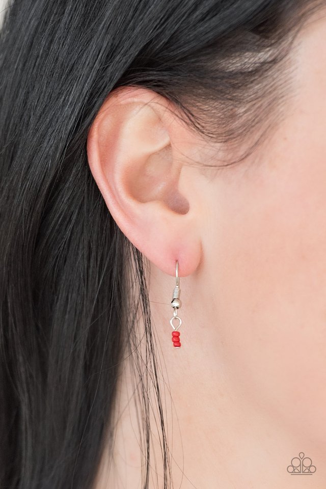 Paparazzi ♥ Bohemian Belle - Red ♥ Necklace