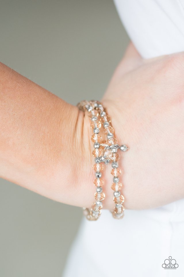 Paparazzi ♥ Sink or Shimmer - Brown ♥ Bracelet