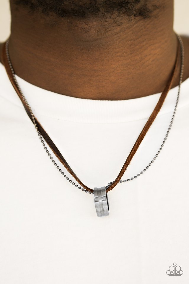 Paparazzi ♥ The Ring Bearer - Brown ♥ Necklace