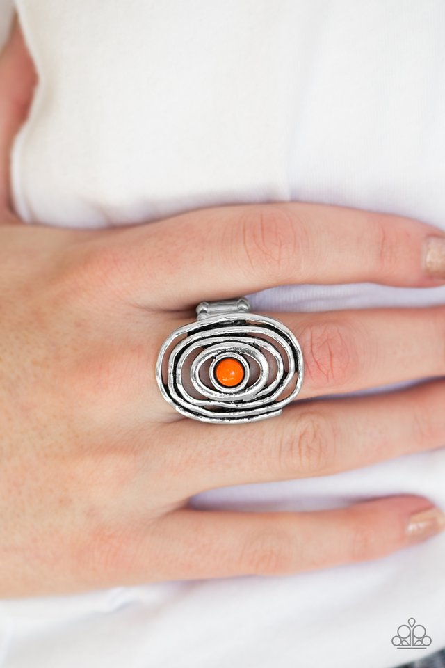 Paparazzi ♥ Colorfully Chaotic - Orange ♥ Ring