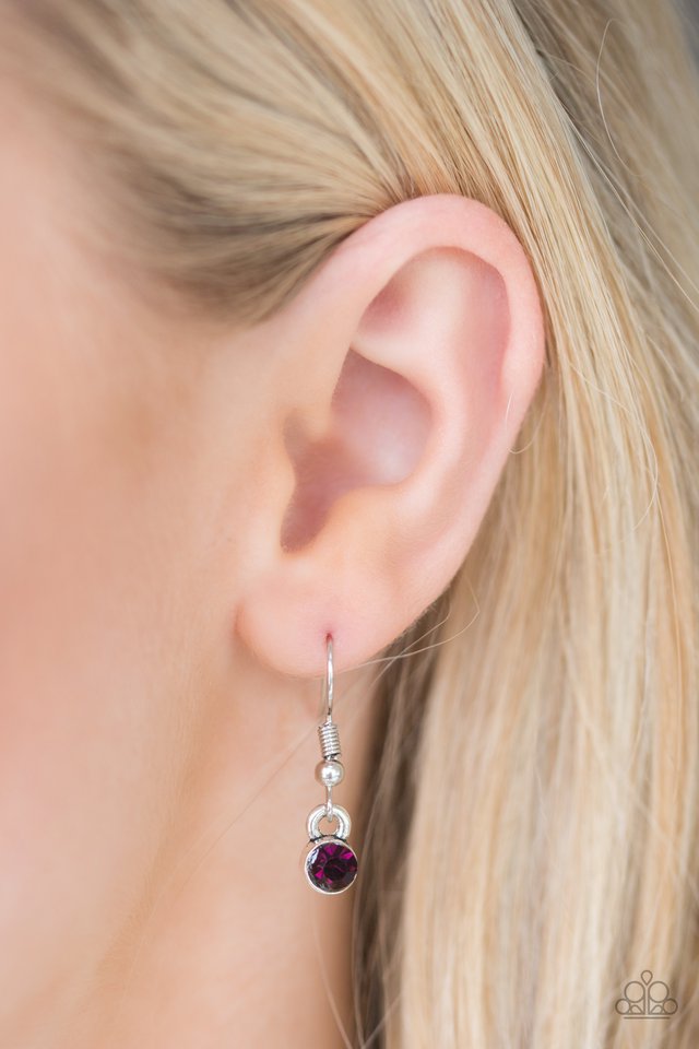 Paparazzi ♥ Drippin In Drama - Purple ♥ Necklace