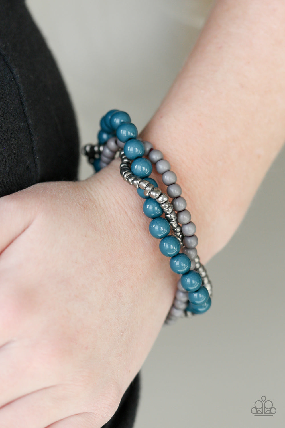 Paparazzi ♥ Take The BEAD - Blue ♥ Bracelet
