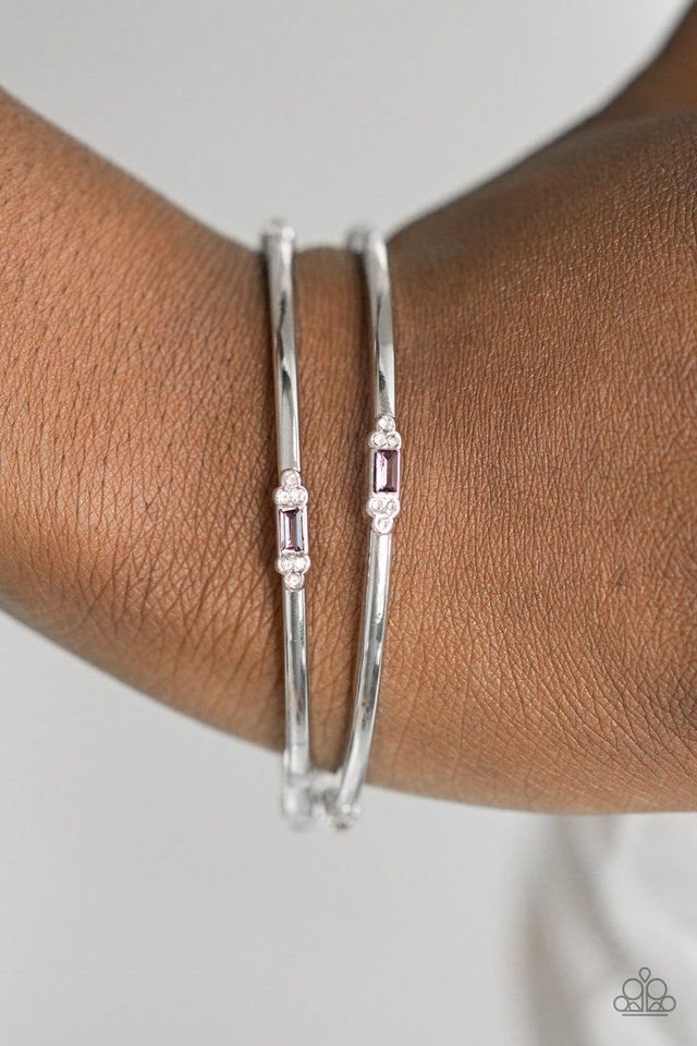 Paparazzi ♥ BRIGHT Here, BRIGHT Now - Purple ♥ Bracelet