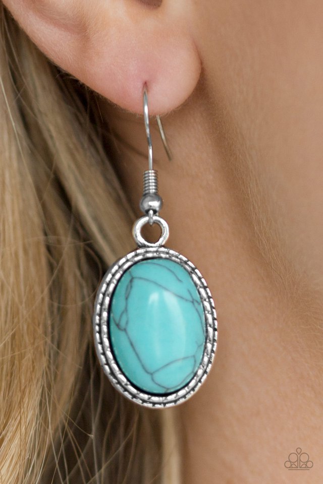 Paparazzi ♥ Southwest Sunsets - Blue ♥ Earrings