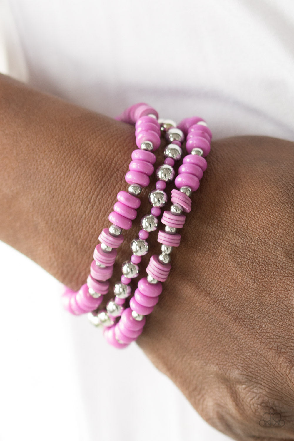 Paparazzi ♥ Tenaciously Tenacious - Purple ♥ Bracelet
