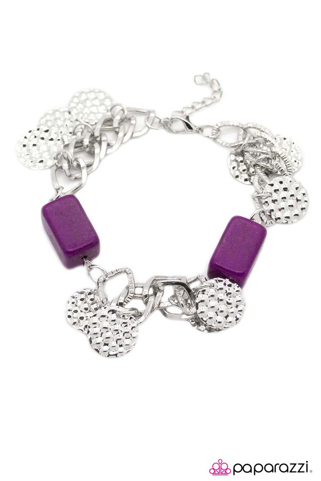 Paparazzi ♥ Loosen Up - Purple ♥ Bracelet