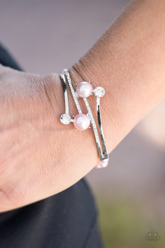 Paparazzi ♥ Can Only Go UPSCALE - Pink ♥ Bracelet