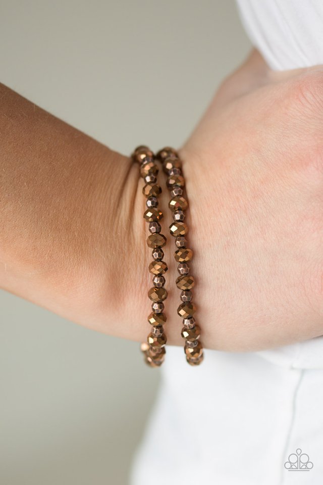 Paparazzi ♥ Sink or Shimmer - Copper ♥ Bracelet
