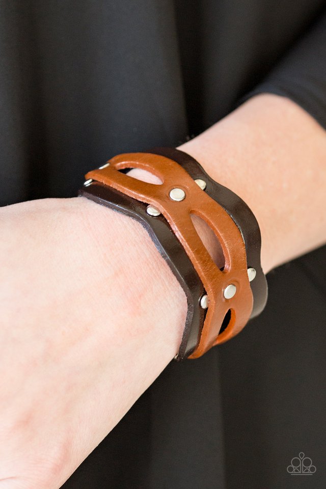 Paparazzi ♥ SPURS Of The Moment - Brown ♥ Bracelet