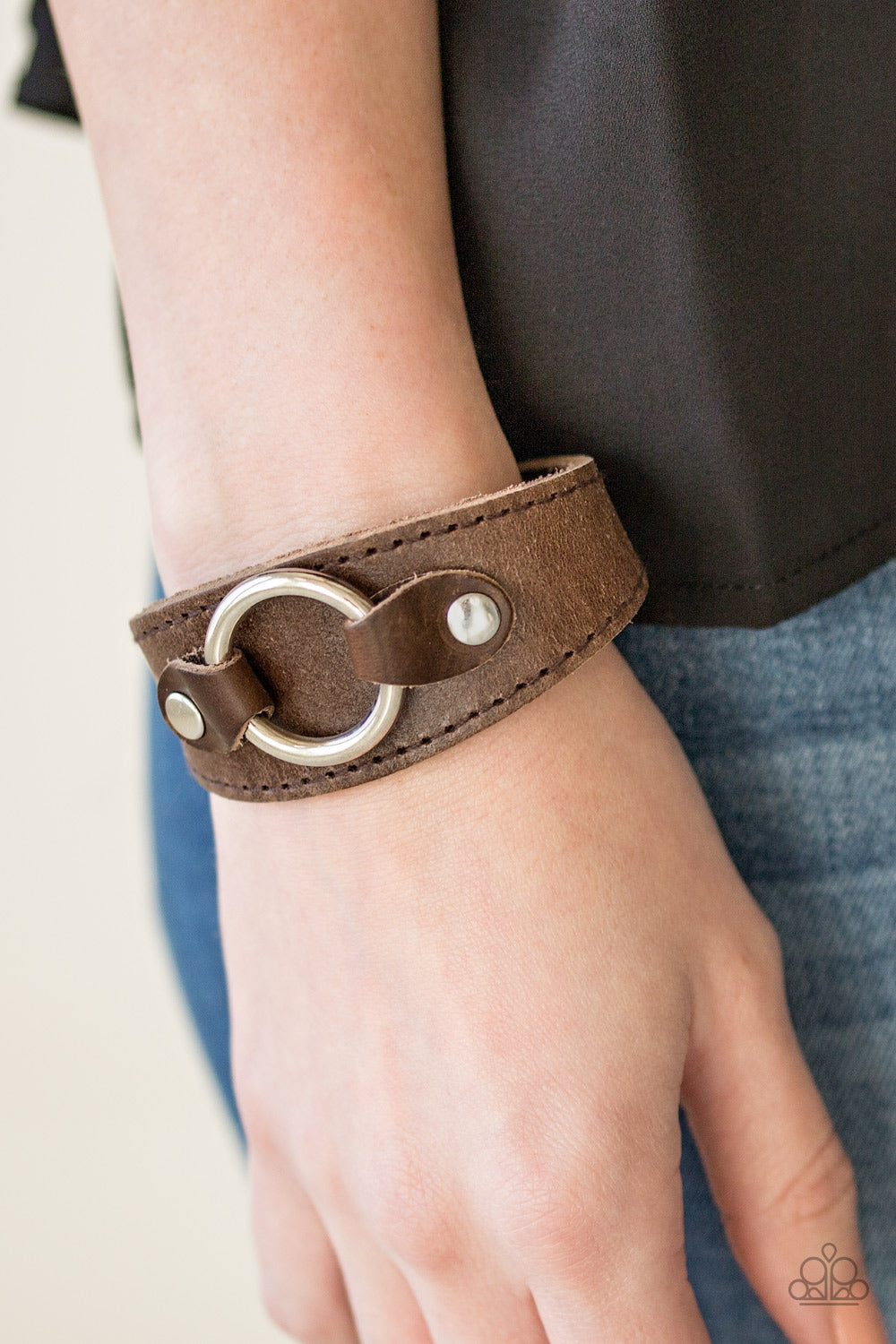 Paparazzi ♥ Western Wrangler - Brown ♥ Bracelet