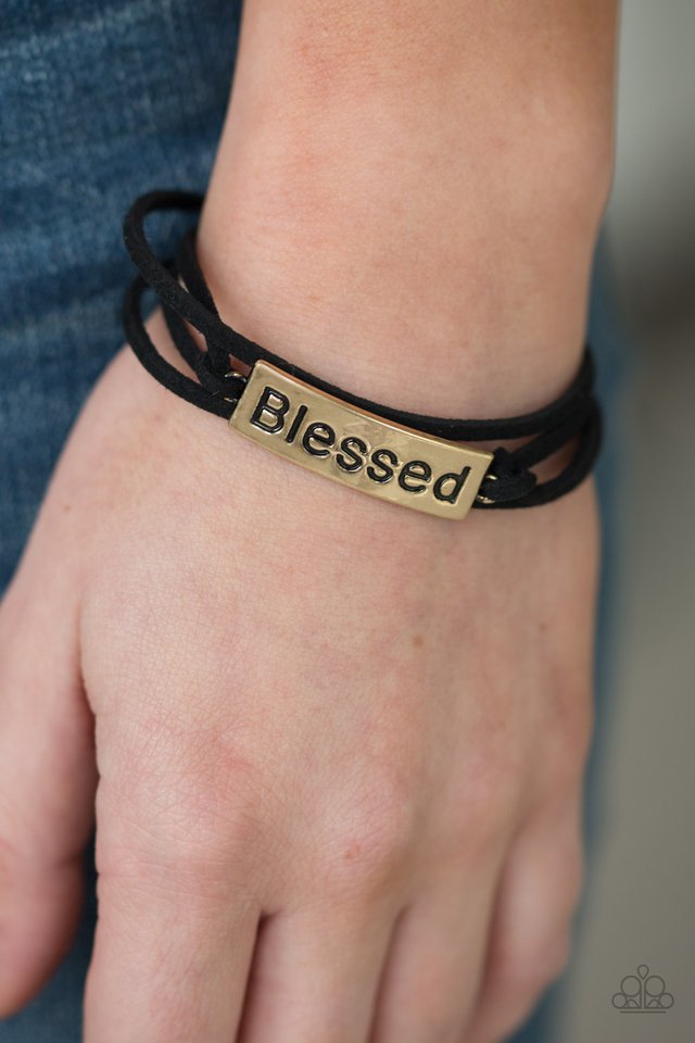 Paparazzi ♥ Feeling Blessed - Gold ♥ Bracelet