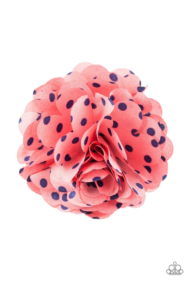 Paparazzi ♥ Polka and Petals - Orange ♥ Hair Clip