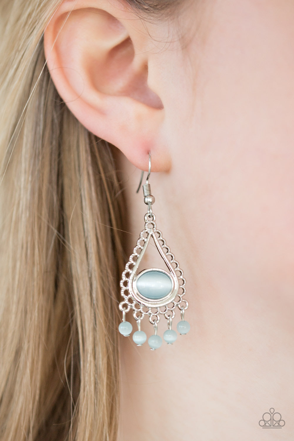 Paparazzi ♥ Give Me The GLOW-down - Blue ♥ Earrings