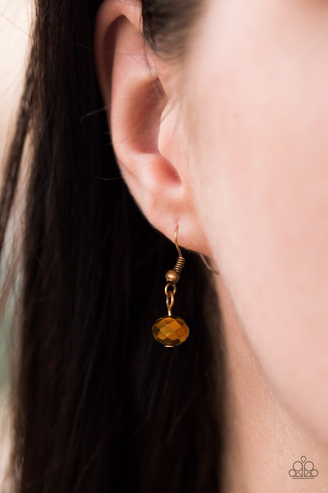 Paparazzi ♥ Fashion Show Fabulous - Copper ♥ Necklace