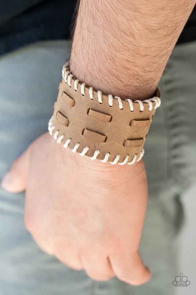 Paparazzi ♥ West RIDE Story - Brown ♥ Bracelet