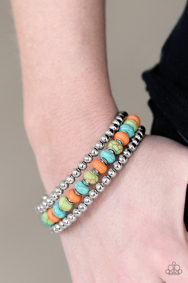 Paparazzi ♥ Modern Day Mason - Multi ♥ Bracelet