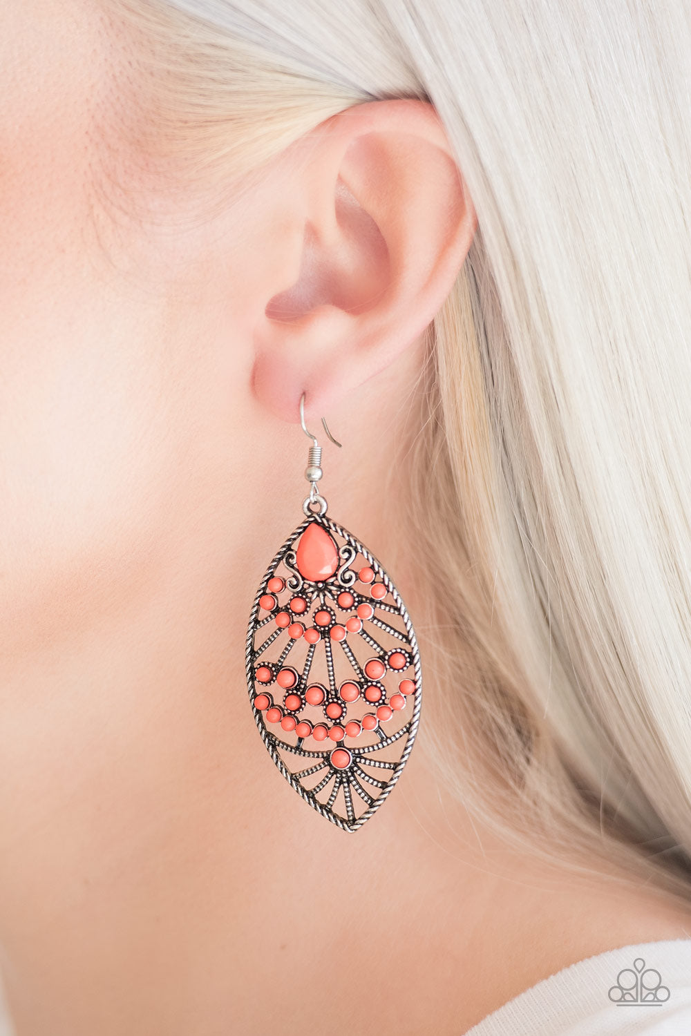 Paparazzi ♥ Eastern Extravagance - Orange ♥ Earrings