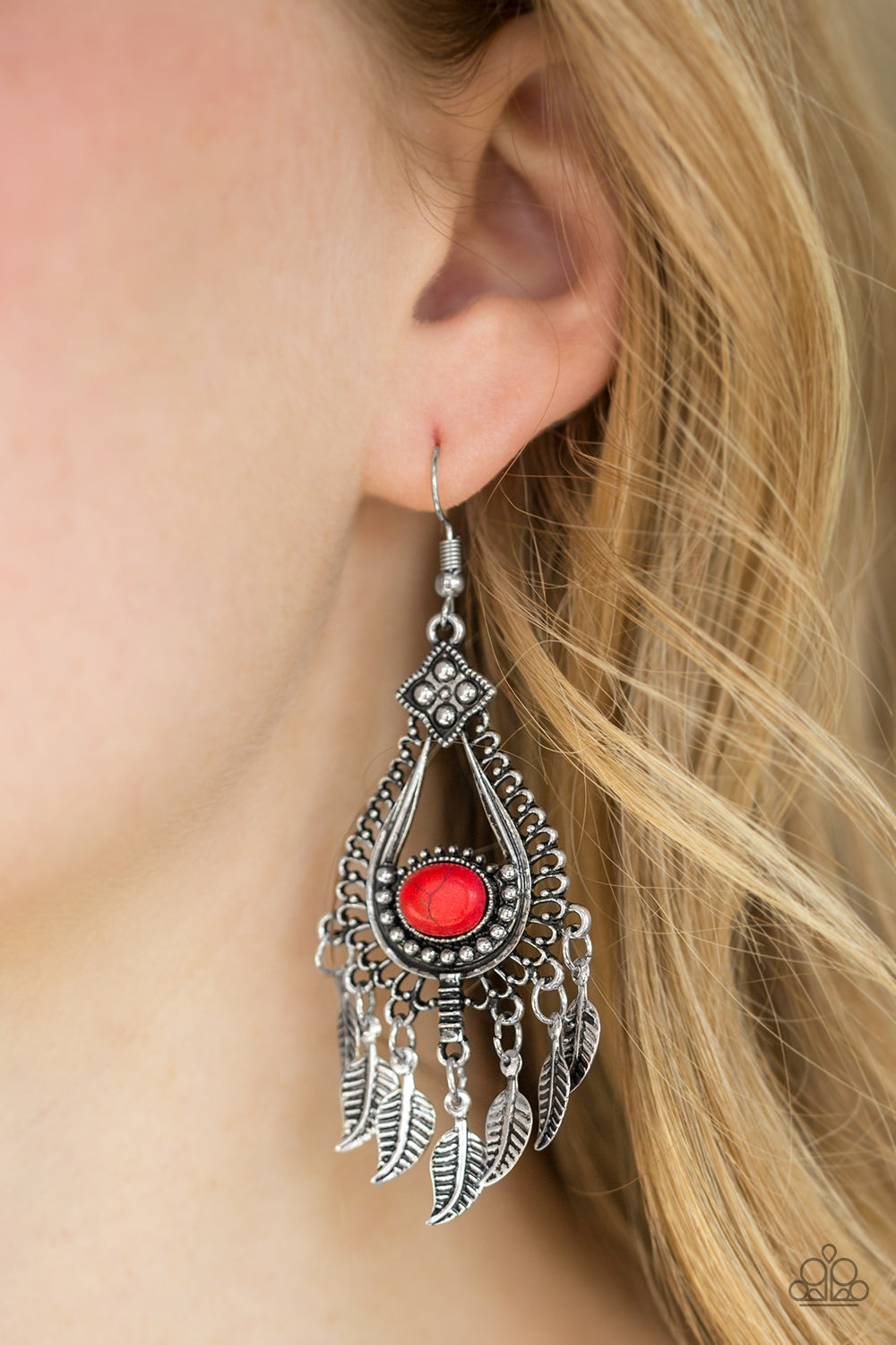 Paparazzi ♥ The FLIGHT Of Your Life - Red ♥ Earrings