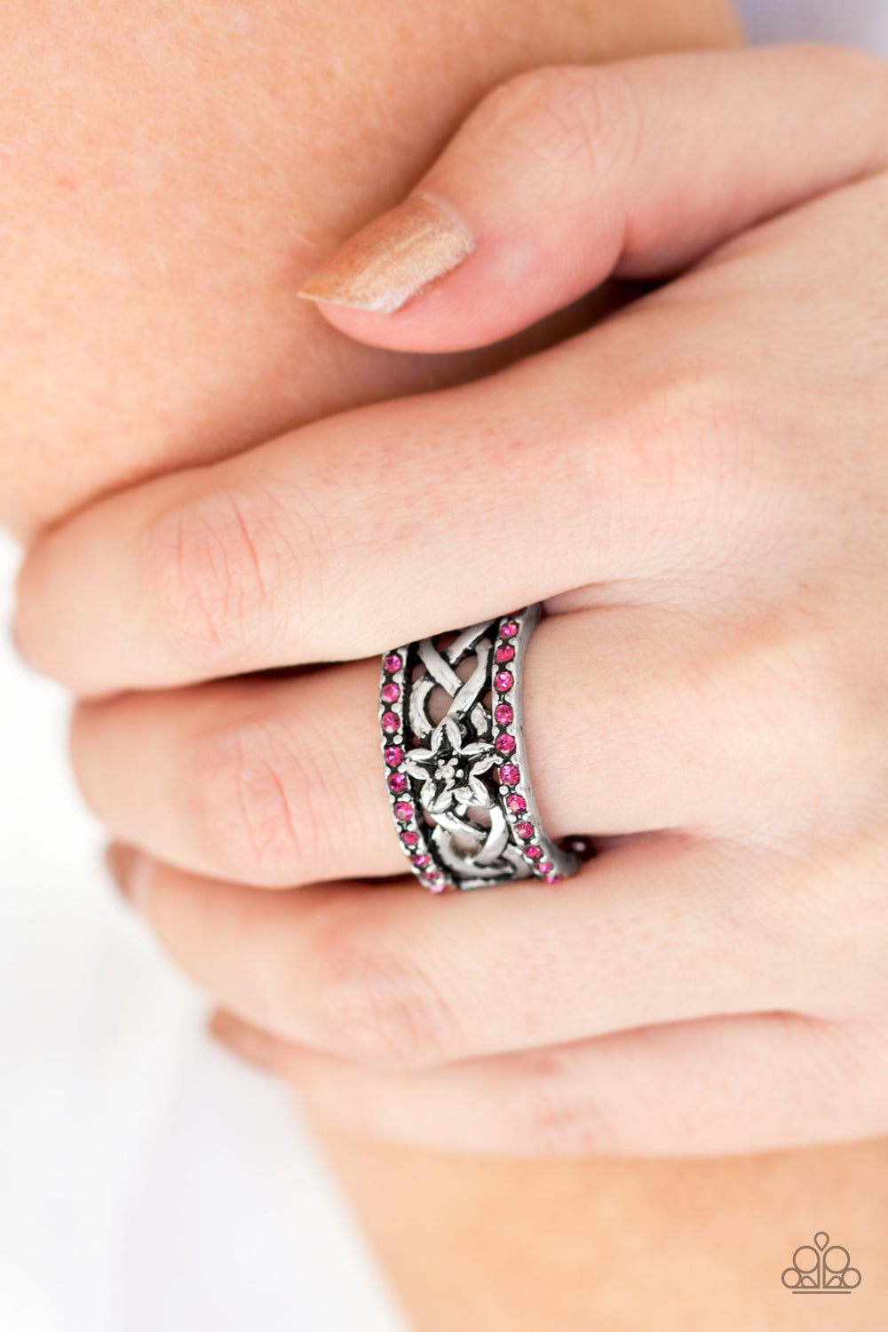 Paparazzi ♥ Tropical Springs - Pink ♥ Ring