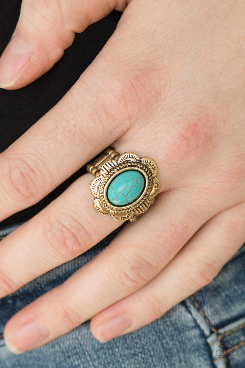 Paparazzi ♥ Summer Paradise - Brass ♥ Ring