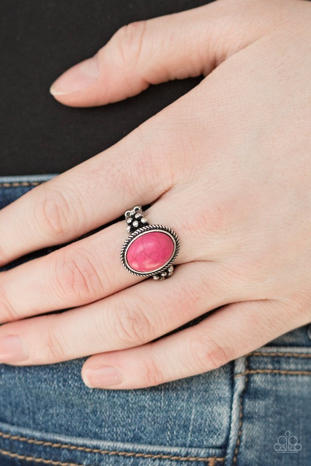 Paparazzi ♥ Stone Age Sophistication - Pink ♥ Ring