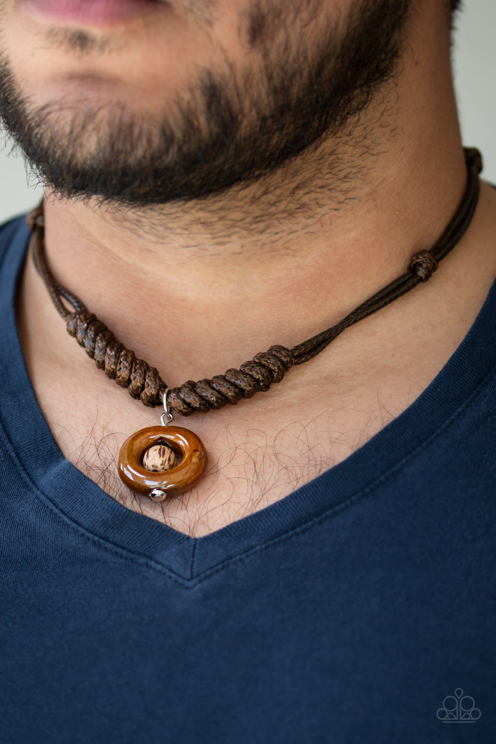 Paparazzi ♥ Stylishly Stone Age - Brown ♥ Necklace