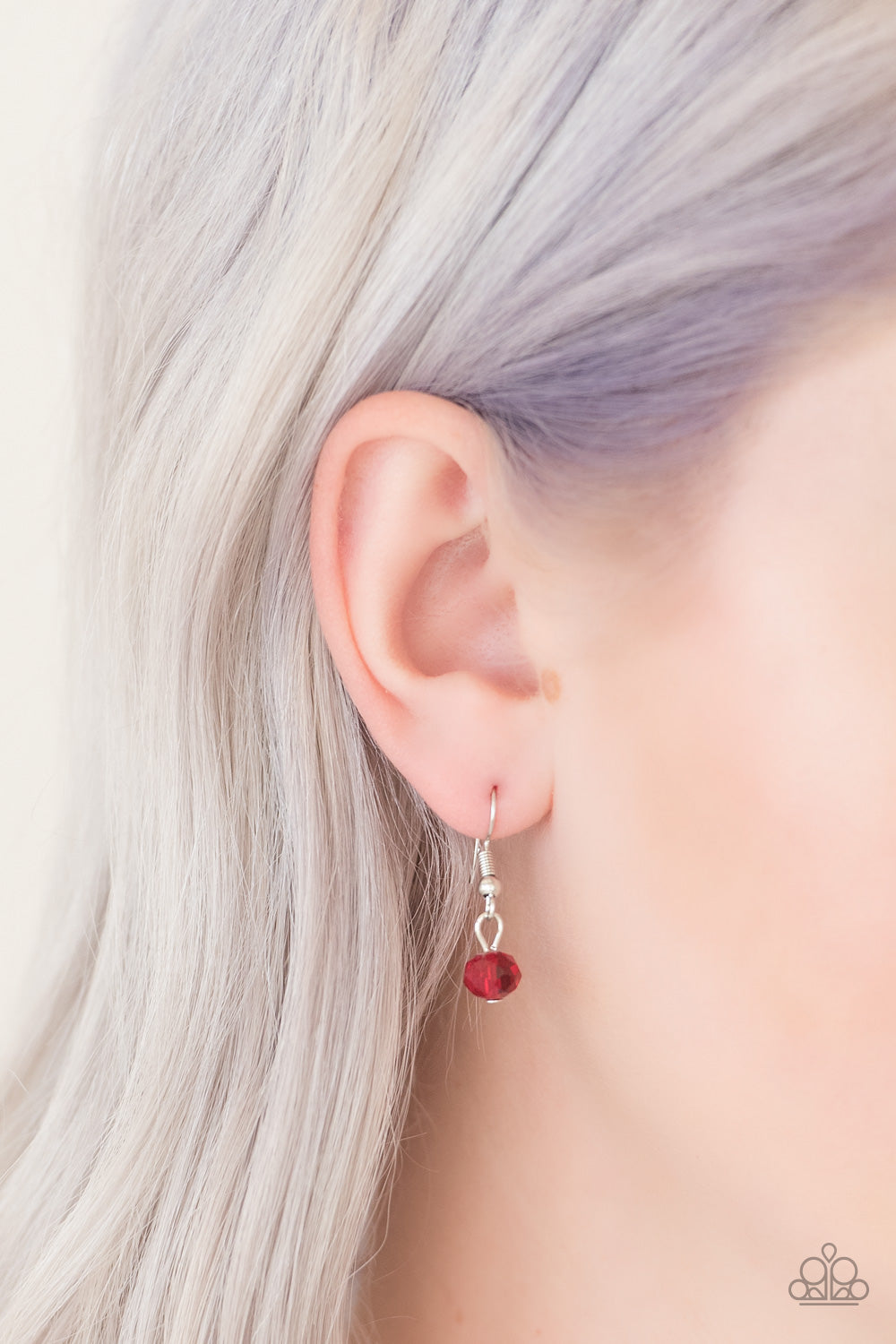 Paparazzi ♥ On The Front SHINE - Red ♥ Necklace