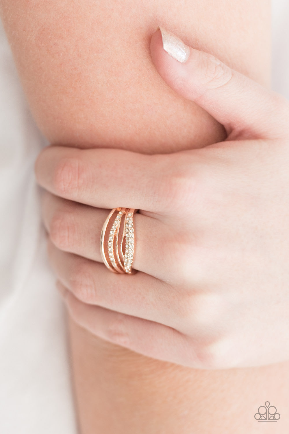 Paparazzi ♥ Bank On It - Rose Gold ♥ Ring