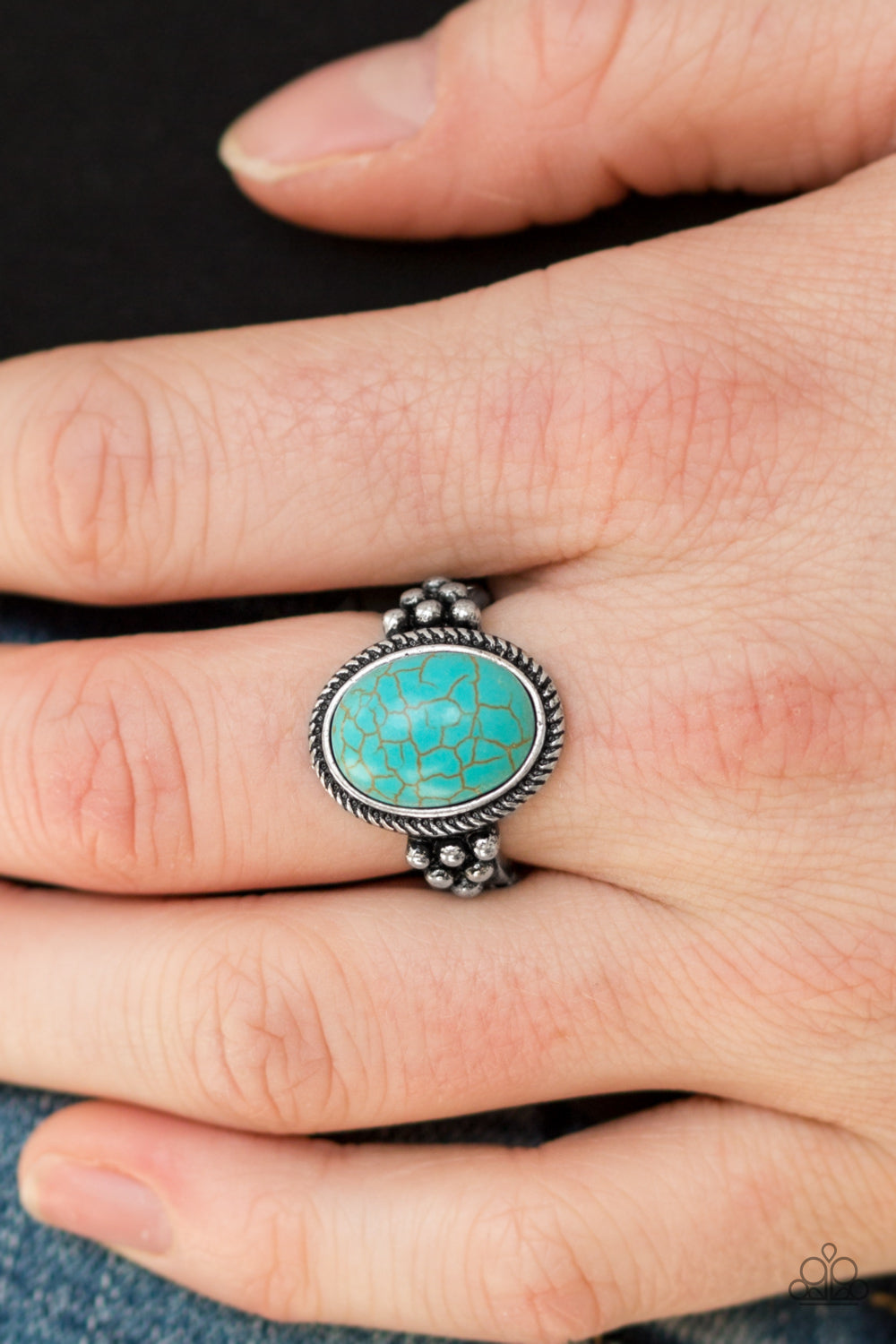 Paparazzi ♥ Stone Age Sophistication - Blue ♥ Ring