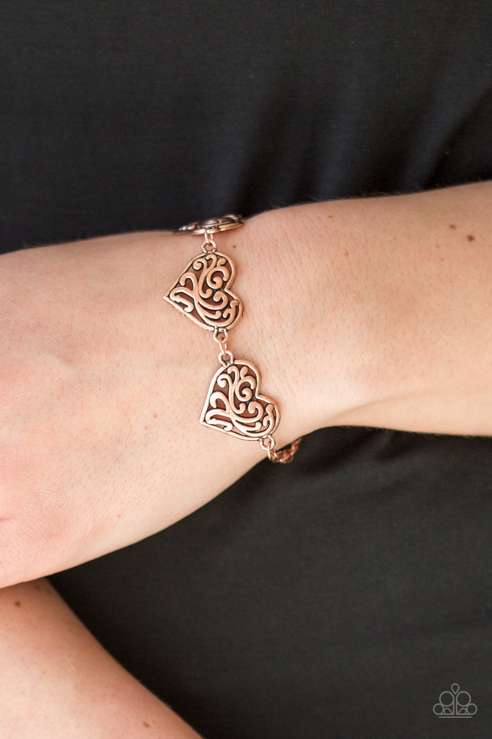 Paparazzi ♥ Heartfelt Harmony - Copper ♥ Bracelet