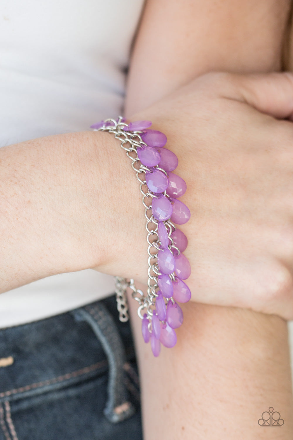 Paparazzi ♥ Step Out Of SHINE - Purple ♥ Bracelet