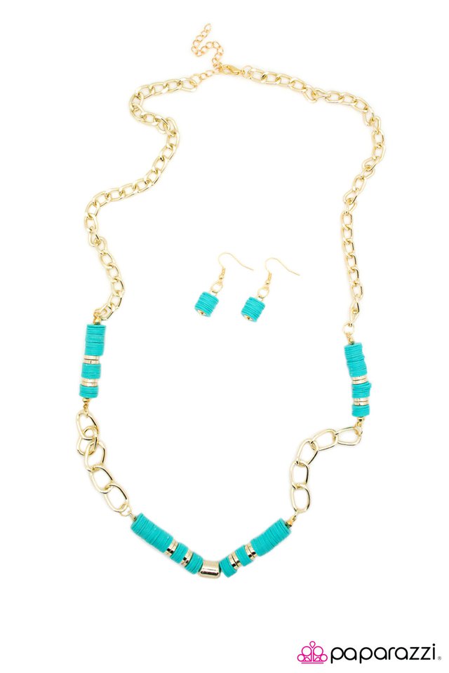 Paparazzi ♥ Splash of Sophistication - Blue ♥ Necklace