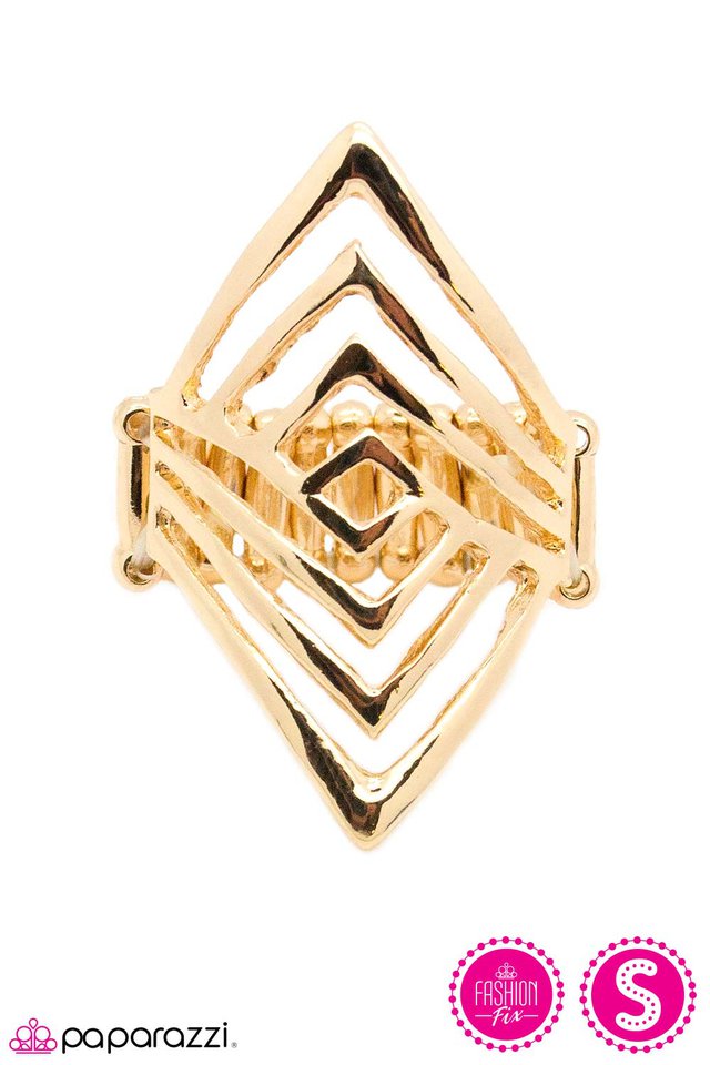 Paparazzi ♥ Lost In the Maze - Gold ♥ Ring