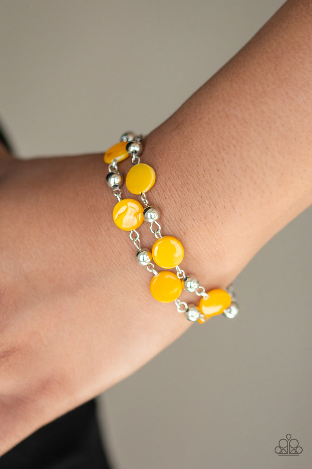 Paparazzi ♥ One BAY At A Time - Yellow ♥ Bracelet